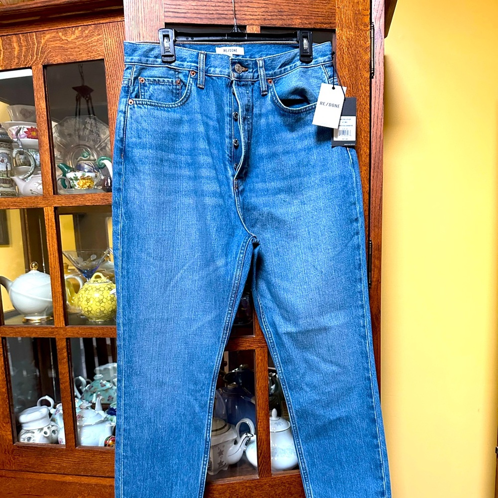 Re/Done women's button fly jeans.  NWT.